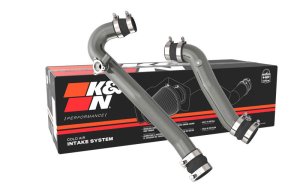 Ford Mustang Charge Pipe Kit - K&N Engineering - Gunmetal Gray - `15-`22